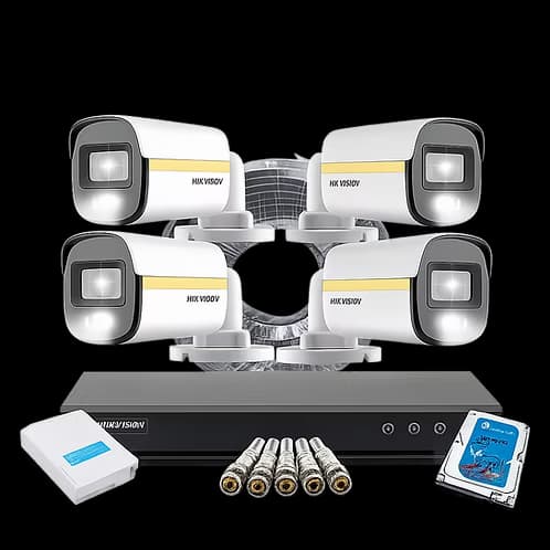 Starter Package Hikvision 4 camera