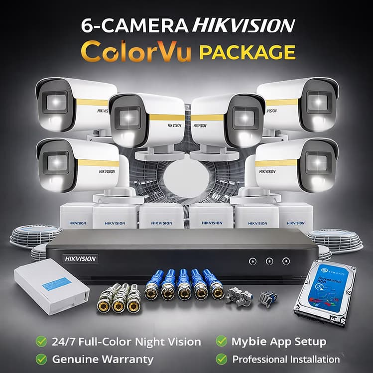 Home Package Hikvision - 6 Camera